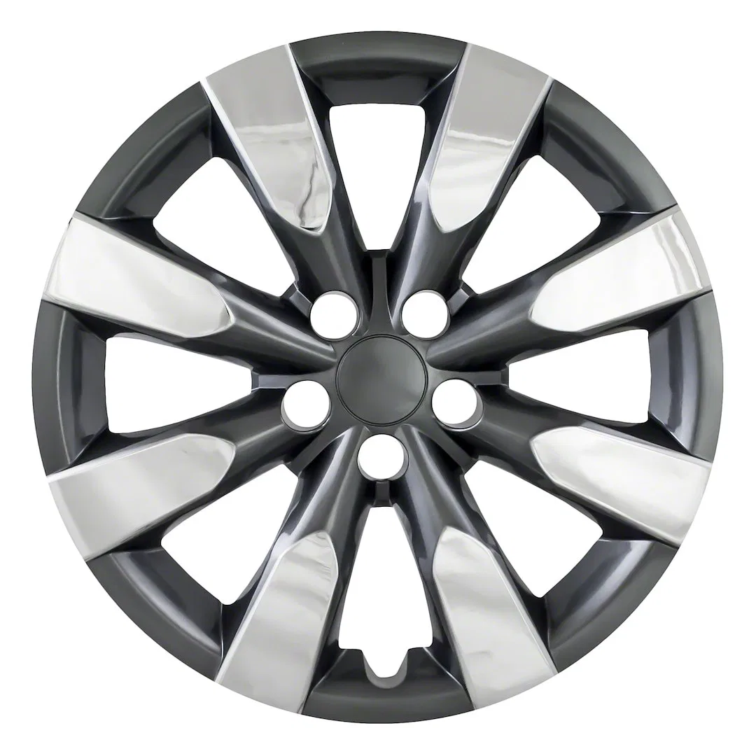 IWC51316CC – COAST2COAST Wheel Cover, 16 Inch 8 Spoke Chrome Plated/ Charcoal Plastic Set Of 4 Standard Leg